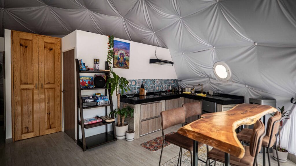 cocina de hotel en Real de Catorce